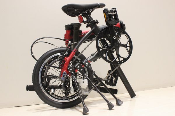 船橋×DAHON】 コンパクトな折り畳み自転車“K3”になんと！便利なキック