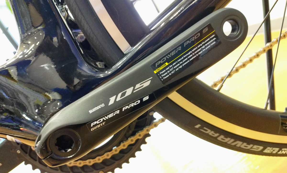 GIANT POWER PRO S 片側計測パワーメーター/105クランクセット - 自転車