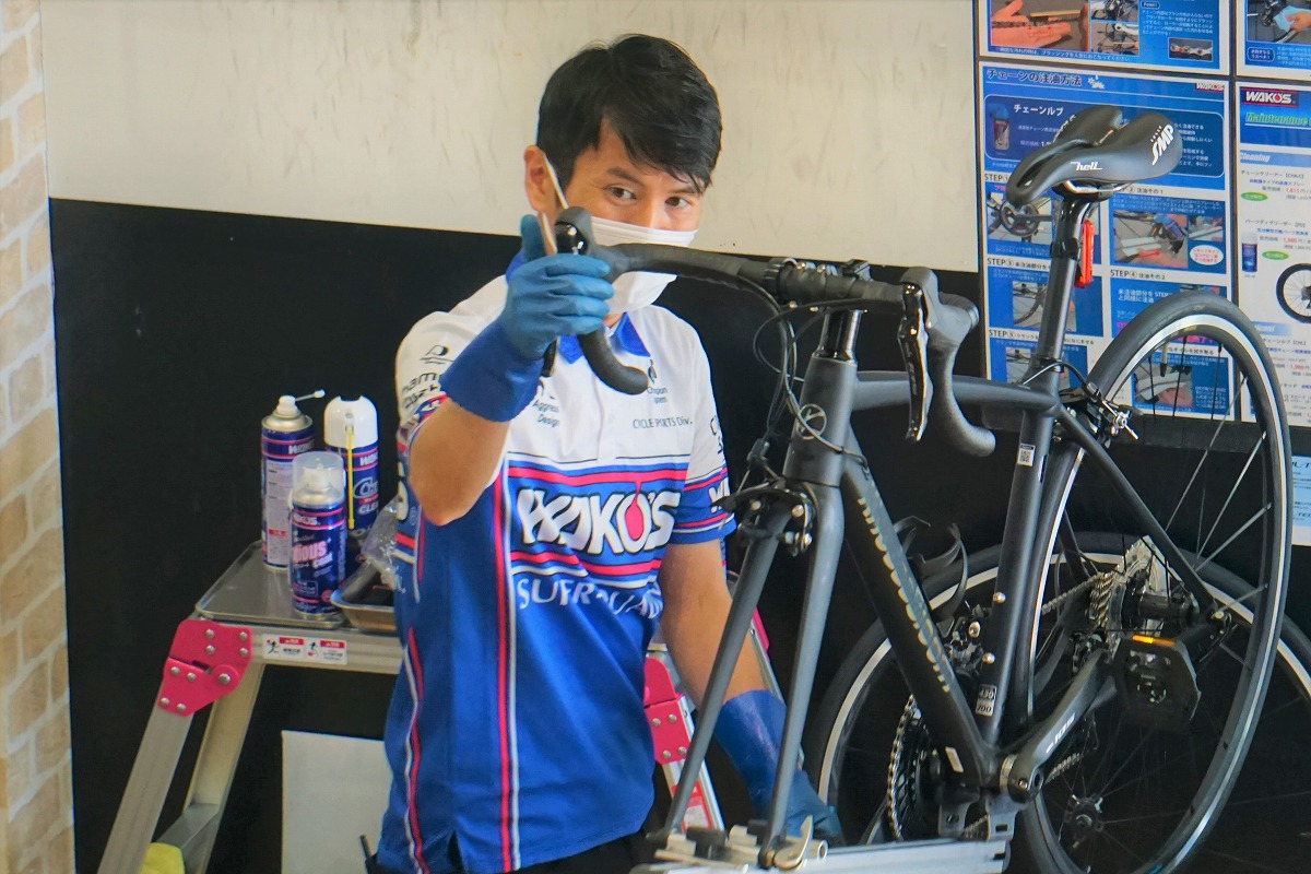 和光ケミカルロードバイク洗車講習会