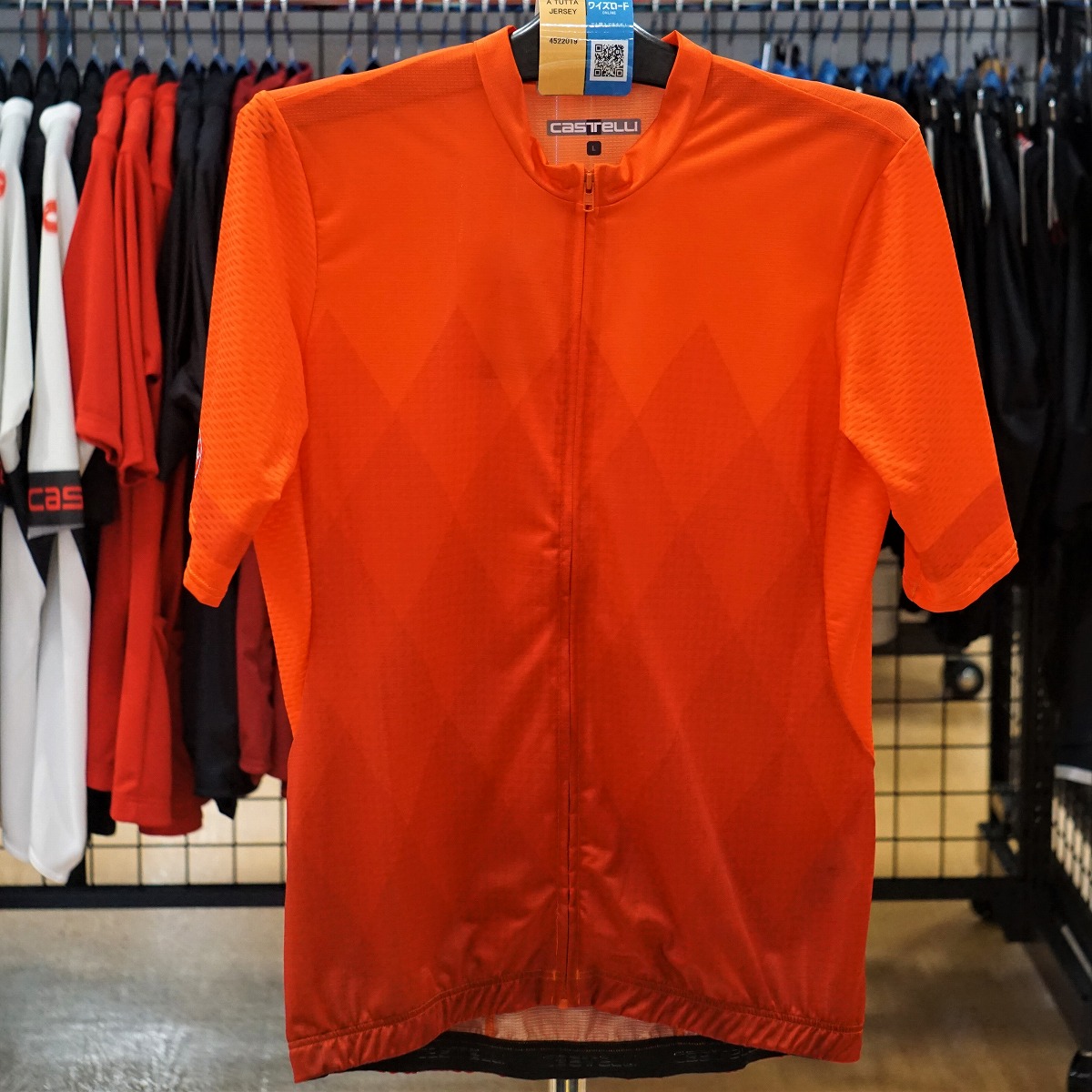 CASTELLI A TUTTA JERSEY FIERY RED