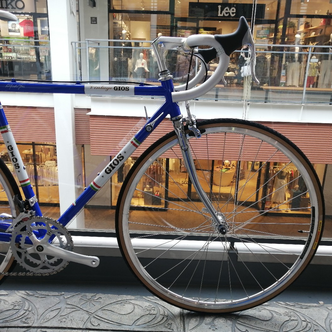gios vintage クロモリ ロードバイク カスタム多数 - 自転車