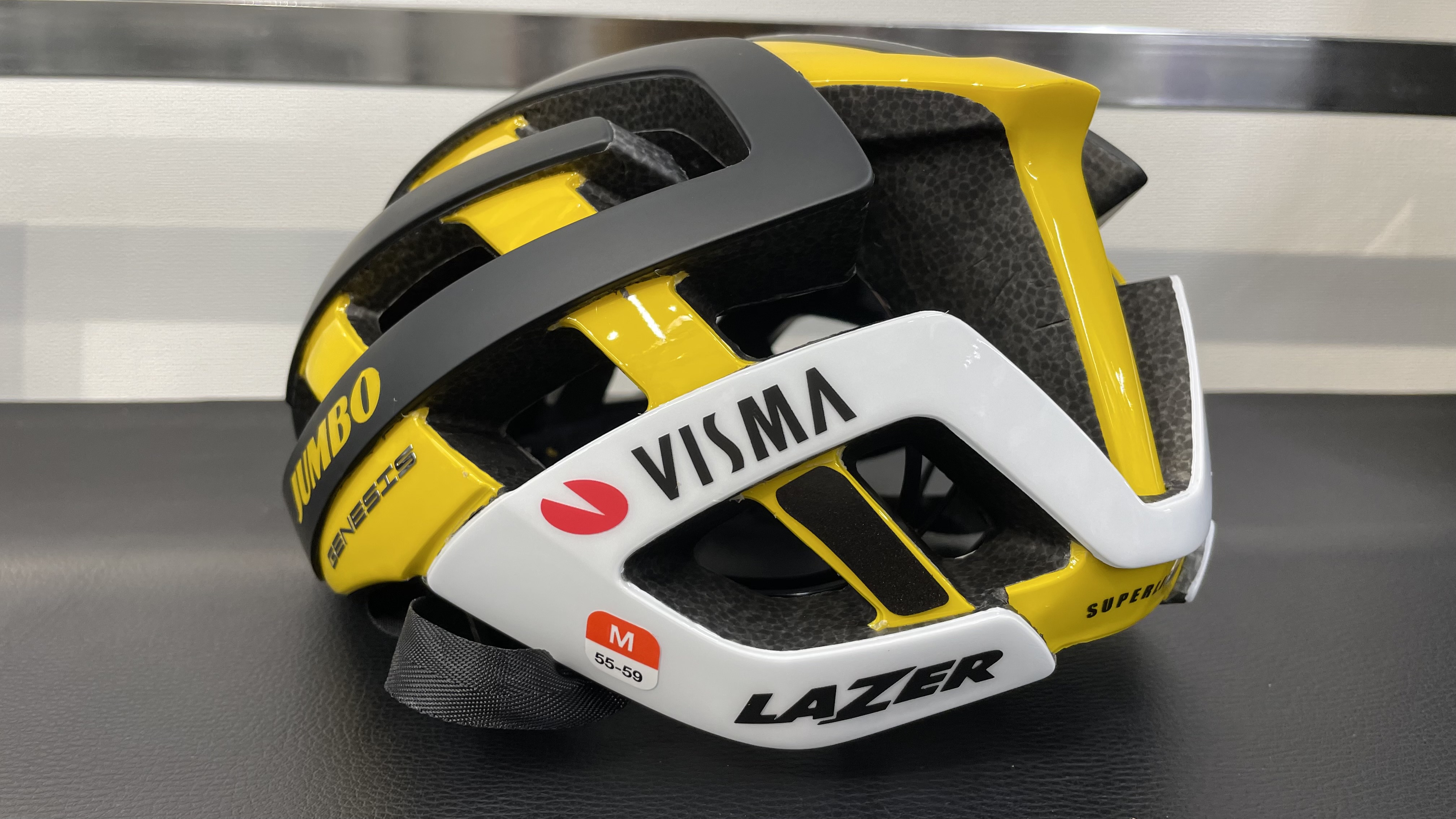カラーイエローLAZER ヘルメット GENESIS JUMBO VISMA 2021 L - ウェア
