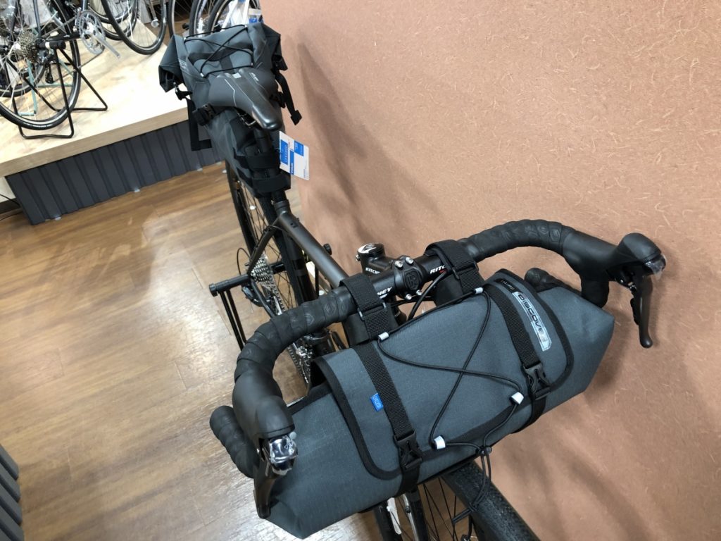 即納 SHIMANO PRO シマノプロ DISCOVER GRAVEL FRAME BAG Team S Black ディスカバー グラベル