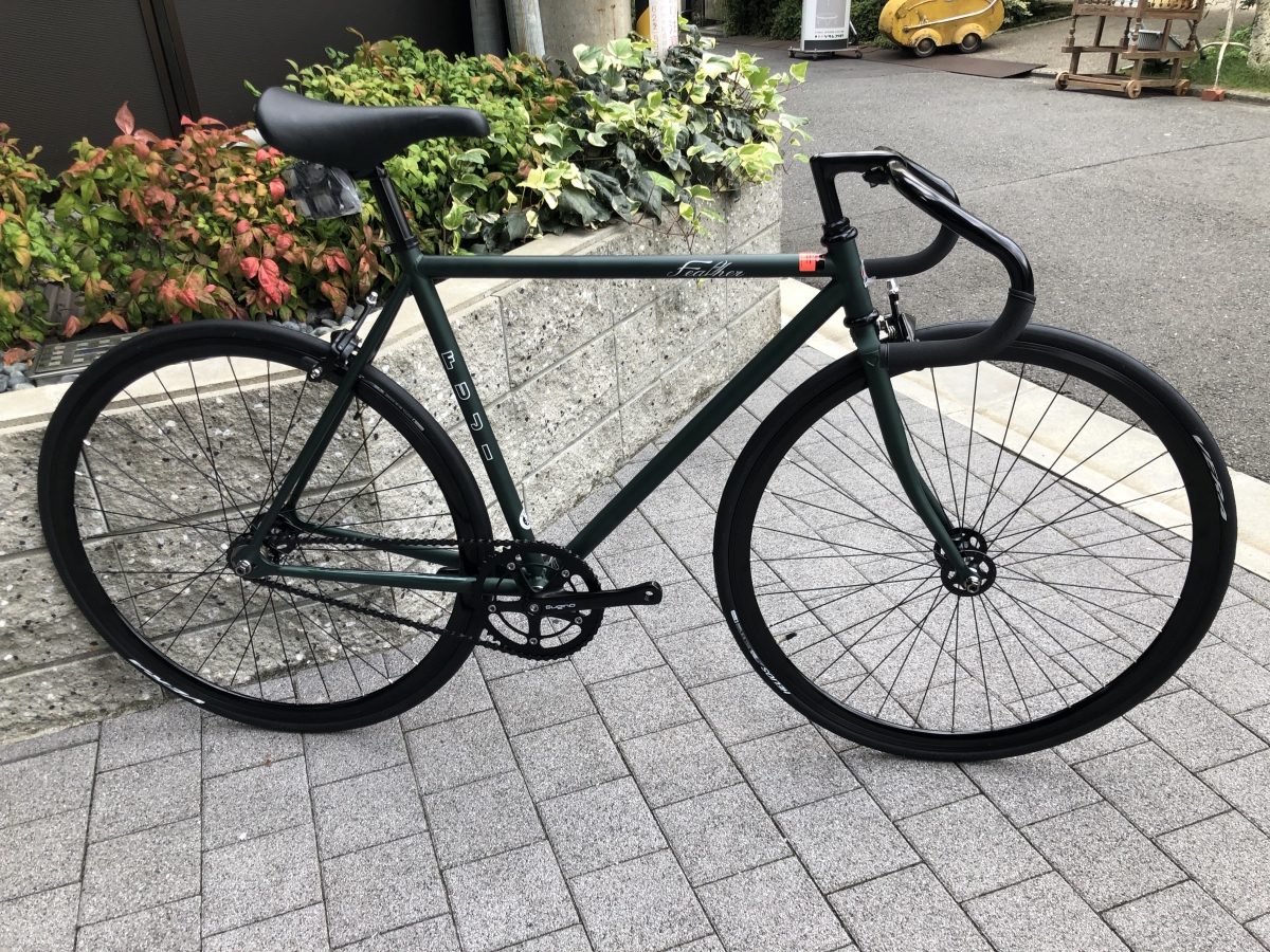 fuji ピストバイクフジフェザー カスタム メッセンジャー - 自転車