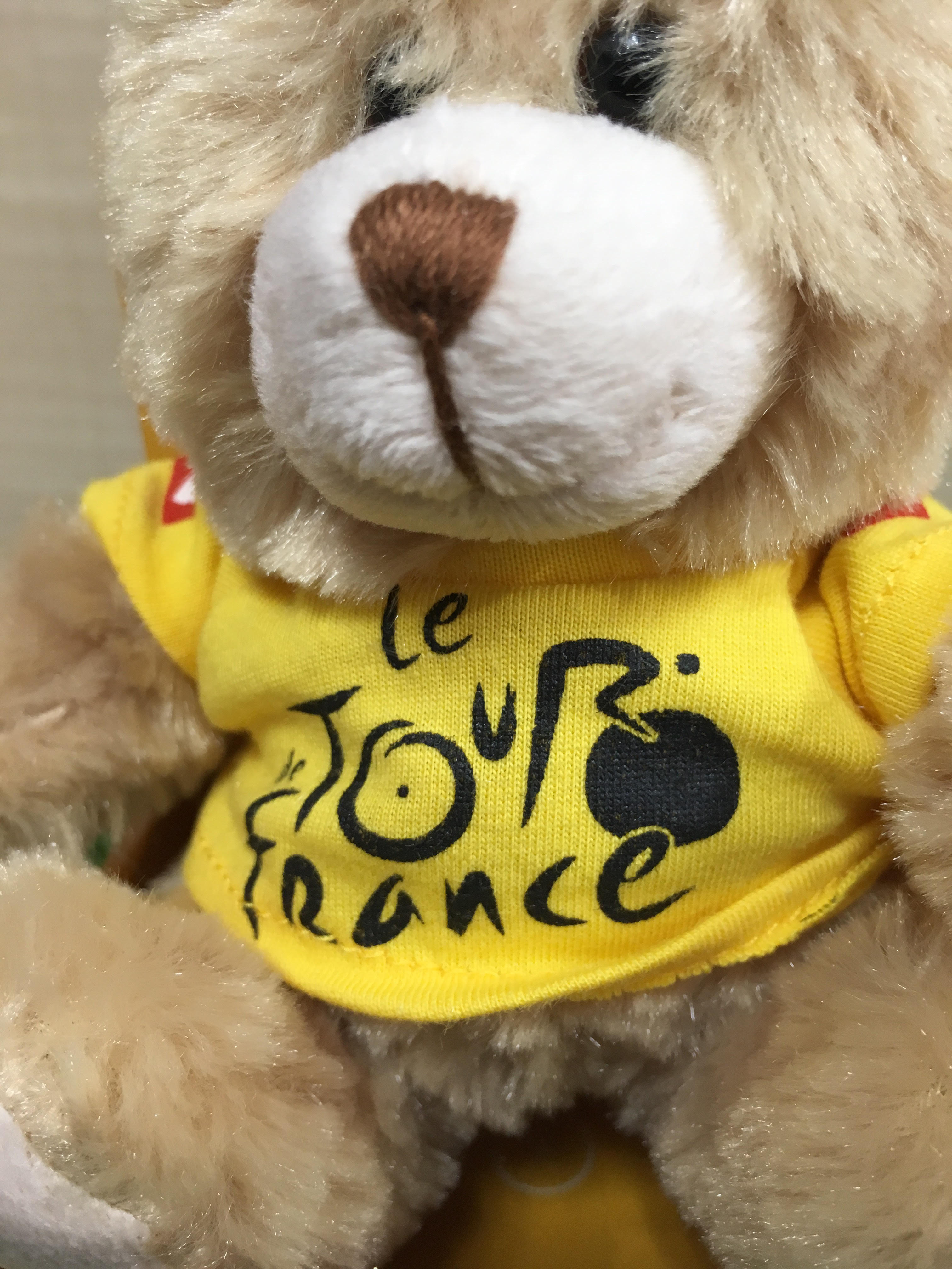 ツール・ド・フランス マイヨ・ジョーヌのぬいぐるみ 2018年高さ32センチ