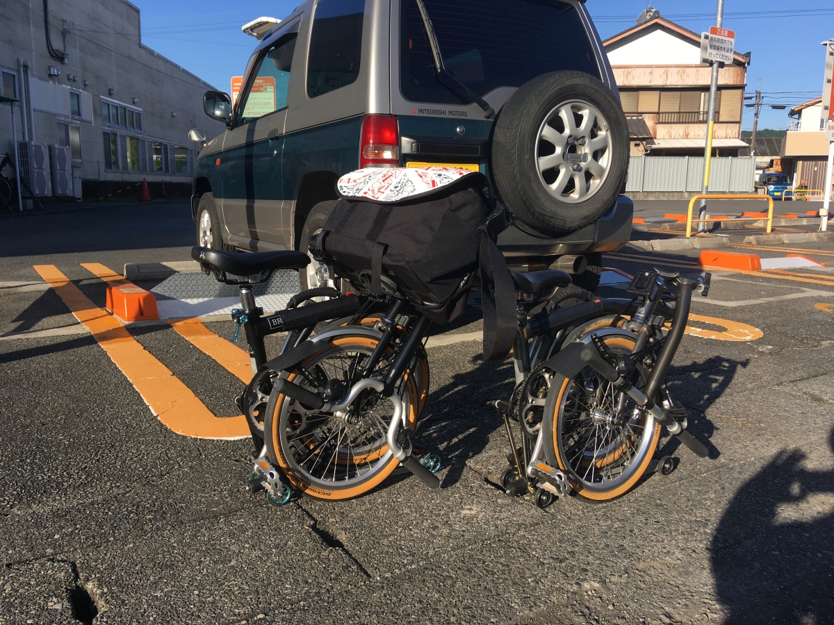 BROMPTON　名古屋　サイクリング　旅行　折り畳み自転車