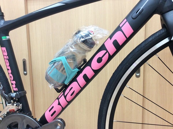 Bianchi⭐︎ビアンキロードバイク 黒×ピンク自転車本体 - 自転車本体