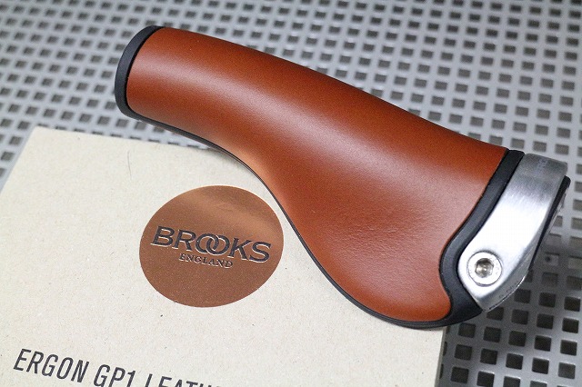 愛用 Brooks Ergon GP1 Leather Grips 本革グリップ 本革 本皮