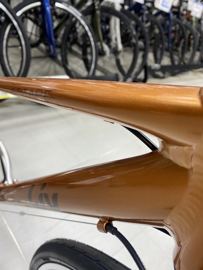 身長140cm~ お買い得 自転車 クロスバイク スポーツルック 身長140cm～OKクロスバイク GIANT ESCAPE R DISC XXSサイズ