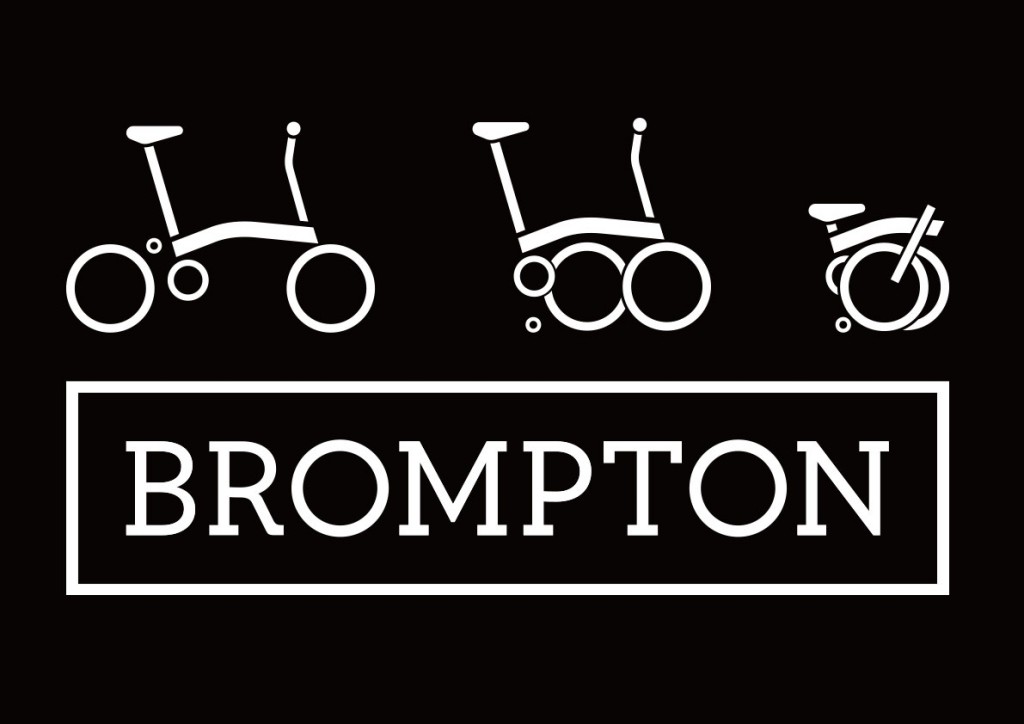 BROMPTON-LOGO　二列白抜き
