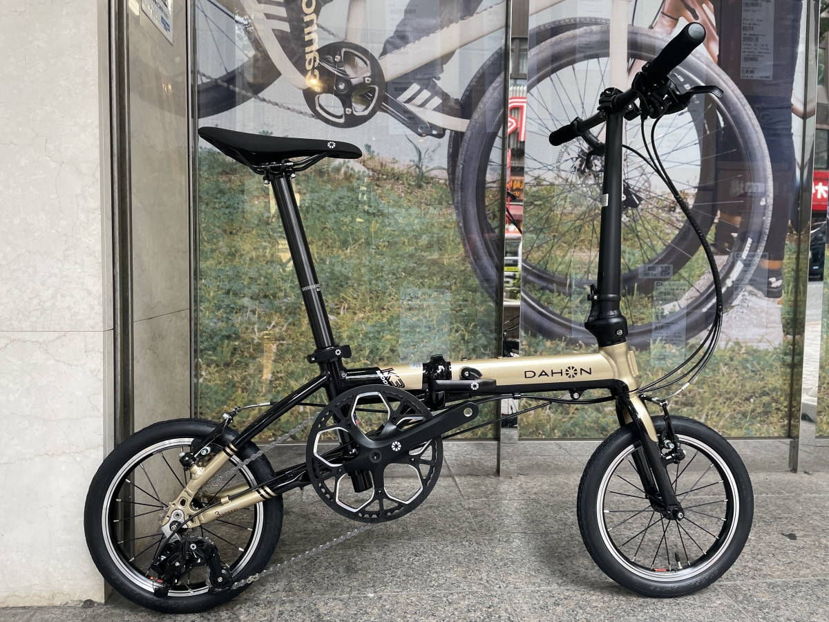 DAHON】大人気折り畳み自転車K3 高級感溢れるシャンパンゴールドカラー 
