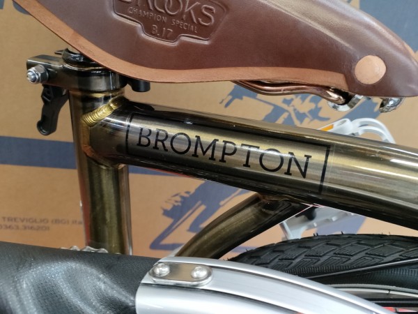 BROMPTON M6L ブラックコッパ― 革サドル