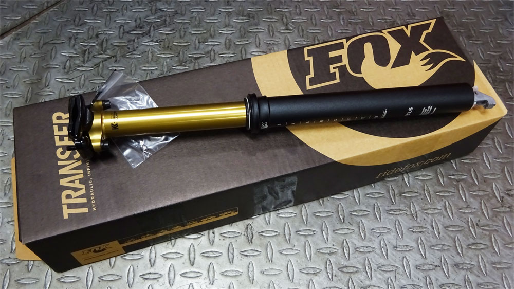 車・バイク・自転車FOX TRANSFER 30.9mm 125mm カシマコート!