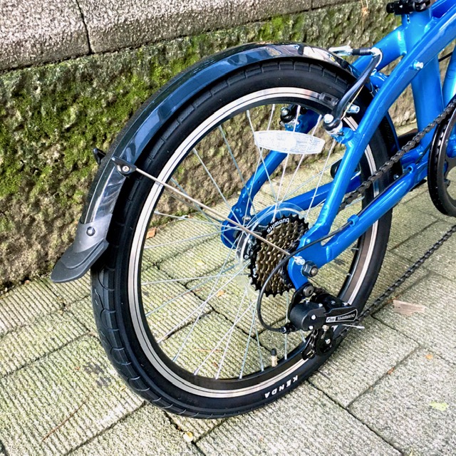 TERN】爽やかブルーのエントリグレード折りたたみ自転車【LINK A7/BLUE