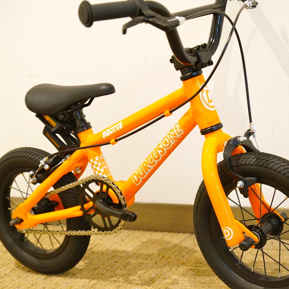 DURCUS ONE KIDS BIKE】初めての自転車に！ １２インチのRECTUSオレンジカラー | Y's Road 横浜店