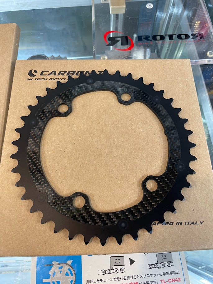 54-40Tの大径チェーンリング！CARBON-TIのアレ、アサゾーに入荷しま