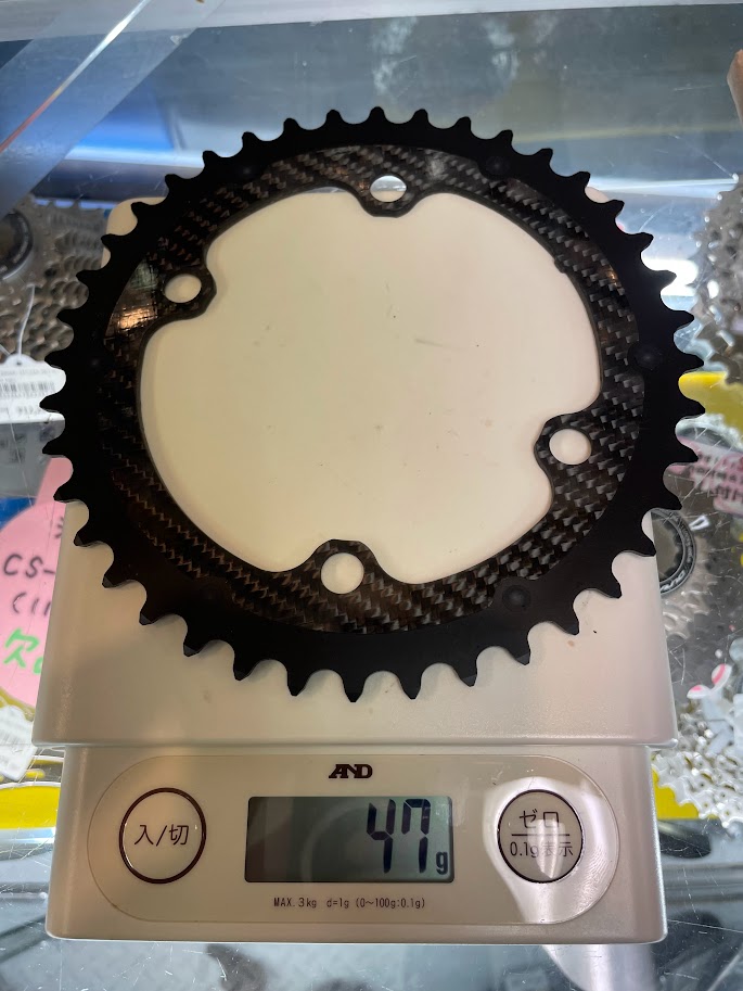 54-40Tの大径チェーンリング！CARBON-TIのアレ、アサゾーに入荷