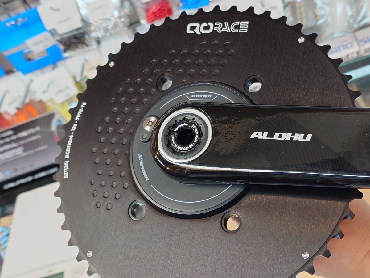 パワーメーター】ROTOR INSPIDER 2.0 × ALDHU CARBON 1点限りの
