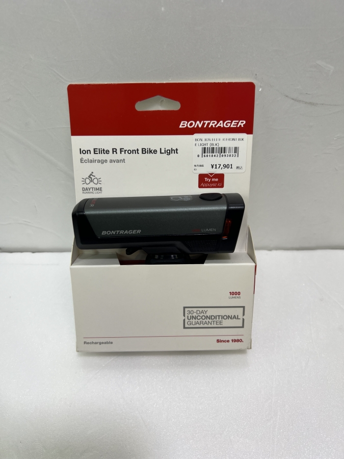 Bontragerのスタイリッシュなフロントライト入荷】1000ルーメンのハイパワー『Ion Elite R Front Bike Light』 |  Y's Road 池袋チャーリー店