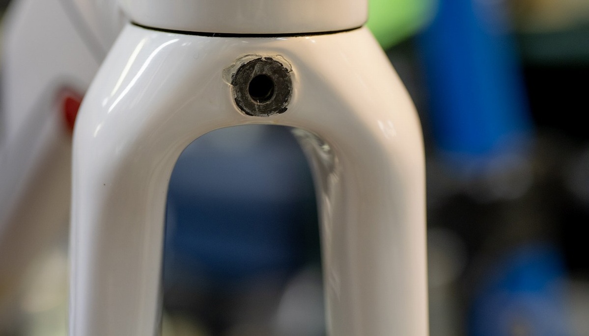 OH フォーク掃除後