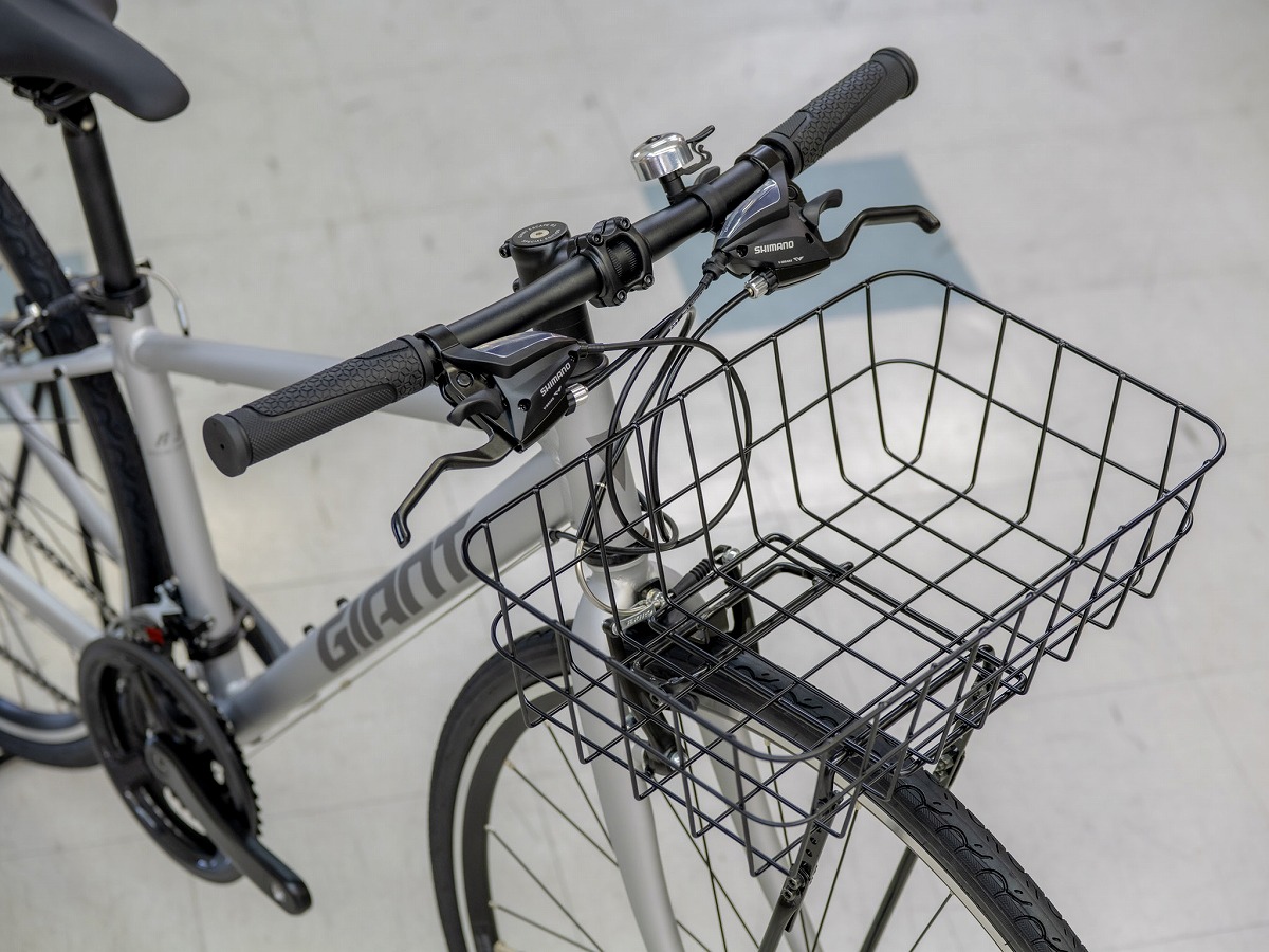 クロスバイクカゴカスタム