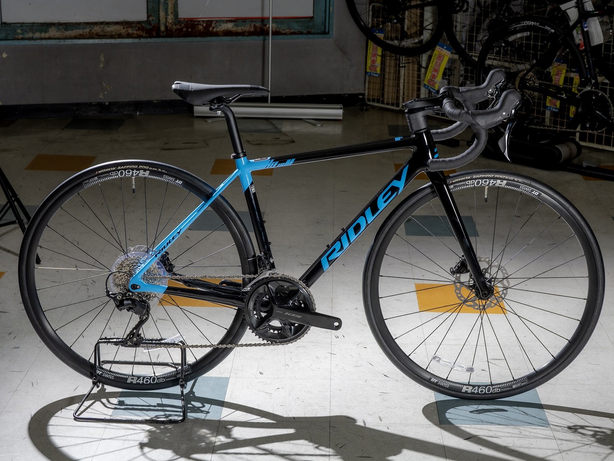 RIDLEY HELIUM DISC R7120 池Ⅽオリジナル BELGIAN BLUカラー