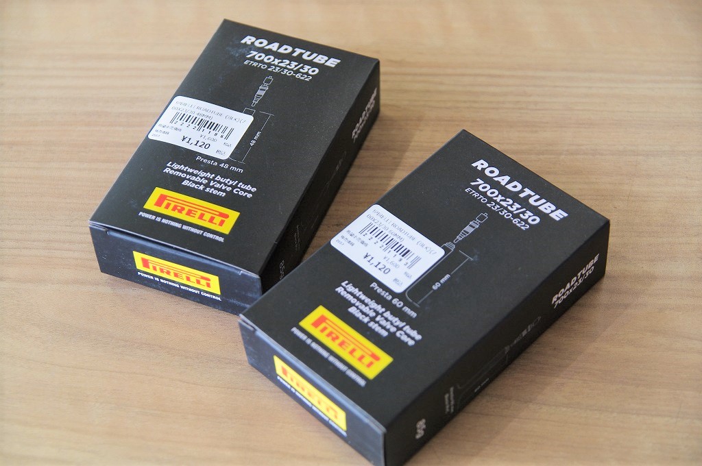 PIRELLI ピレリ BOX SPORTUBE チューブ 700x23-30 仏式 48mm 50個入ボックス