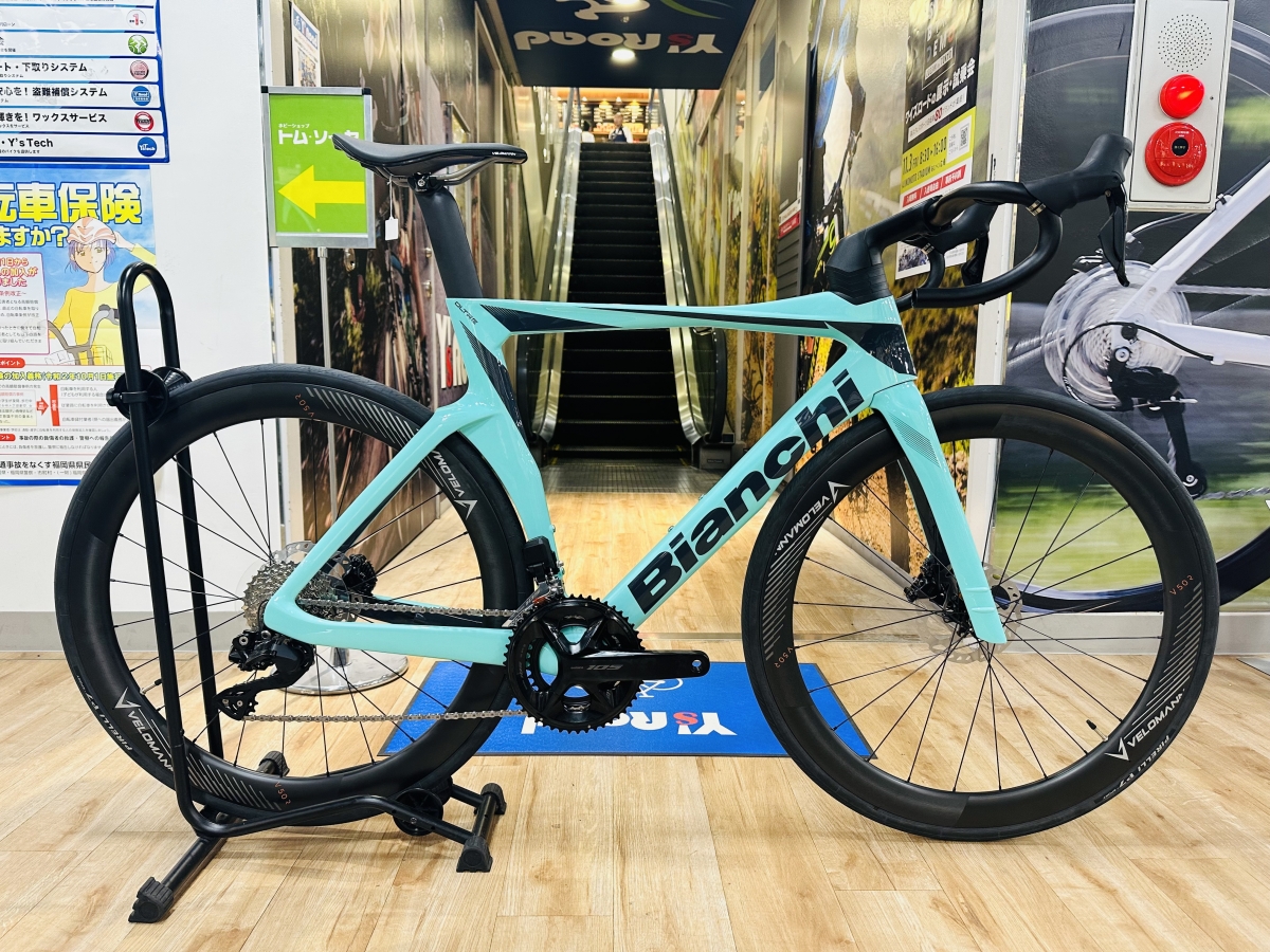 【BIANCHI】話題の新型OLTRE、ミドルグレードの“COMP”あります！ | 福岡で自転車をお探しならY's Road福岡天神店