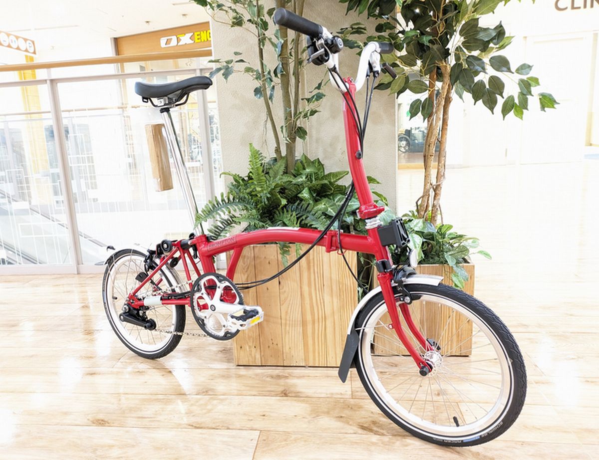 船橋×BROMPTON】クリスマスシーズンにピッタリの赤いモデルも在庫して