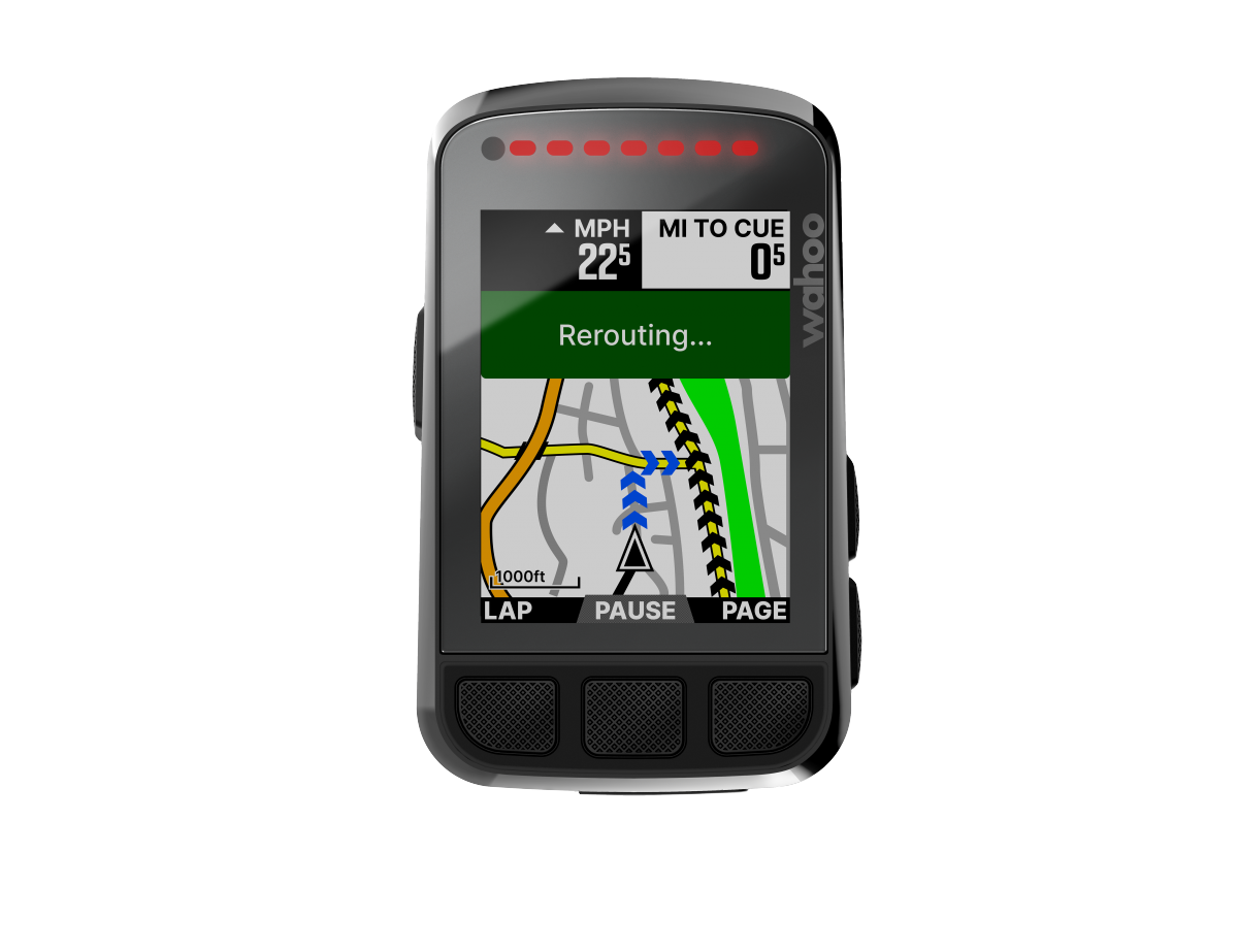 Wahoo_ELEMNT BOLT v2 GPS Cycling Computer_WFCC5__Navigtation-Reroute