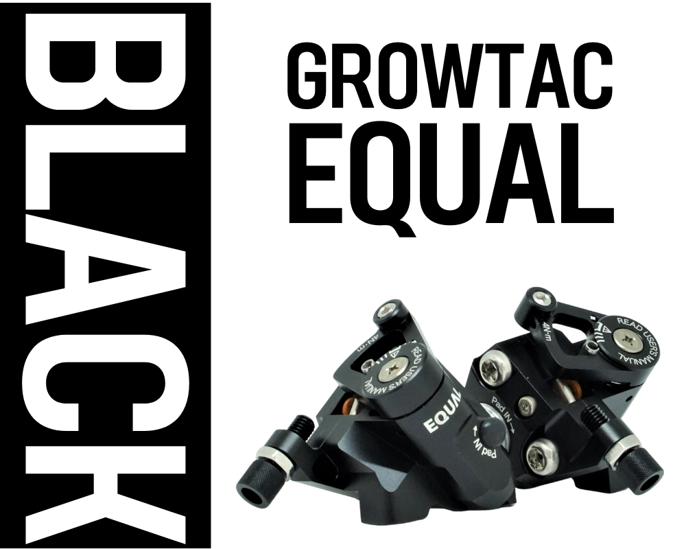 GROWTAC EQAUL BRAKE　機械式ディスクブレーキ　ブラック BLACK
