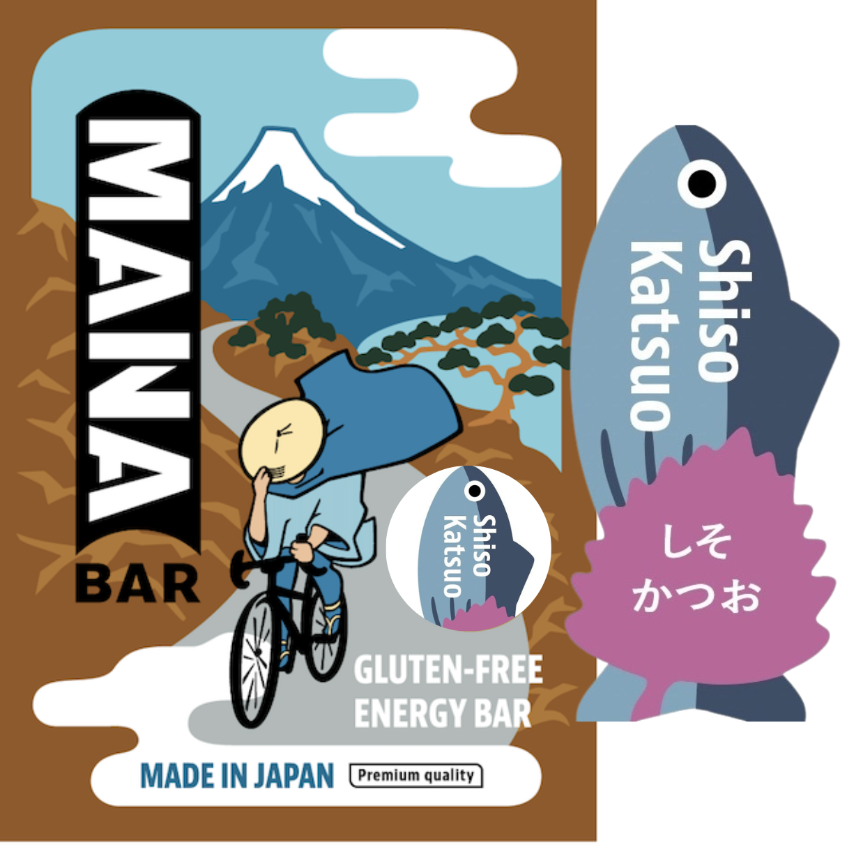 MANABAR しそかつお味