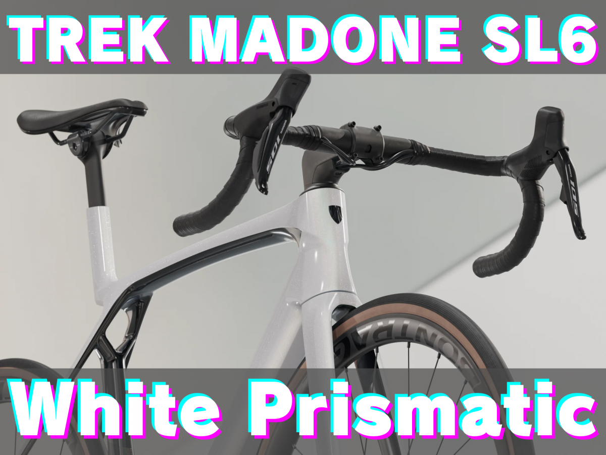 TREK MADONE SL6 white prismatic