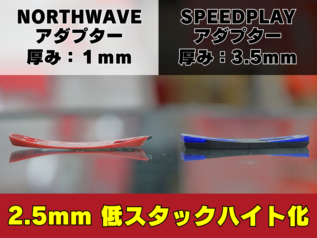 NORTHWAVE WAHOO SPEEDPLAY アダプター revolution