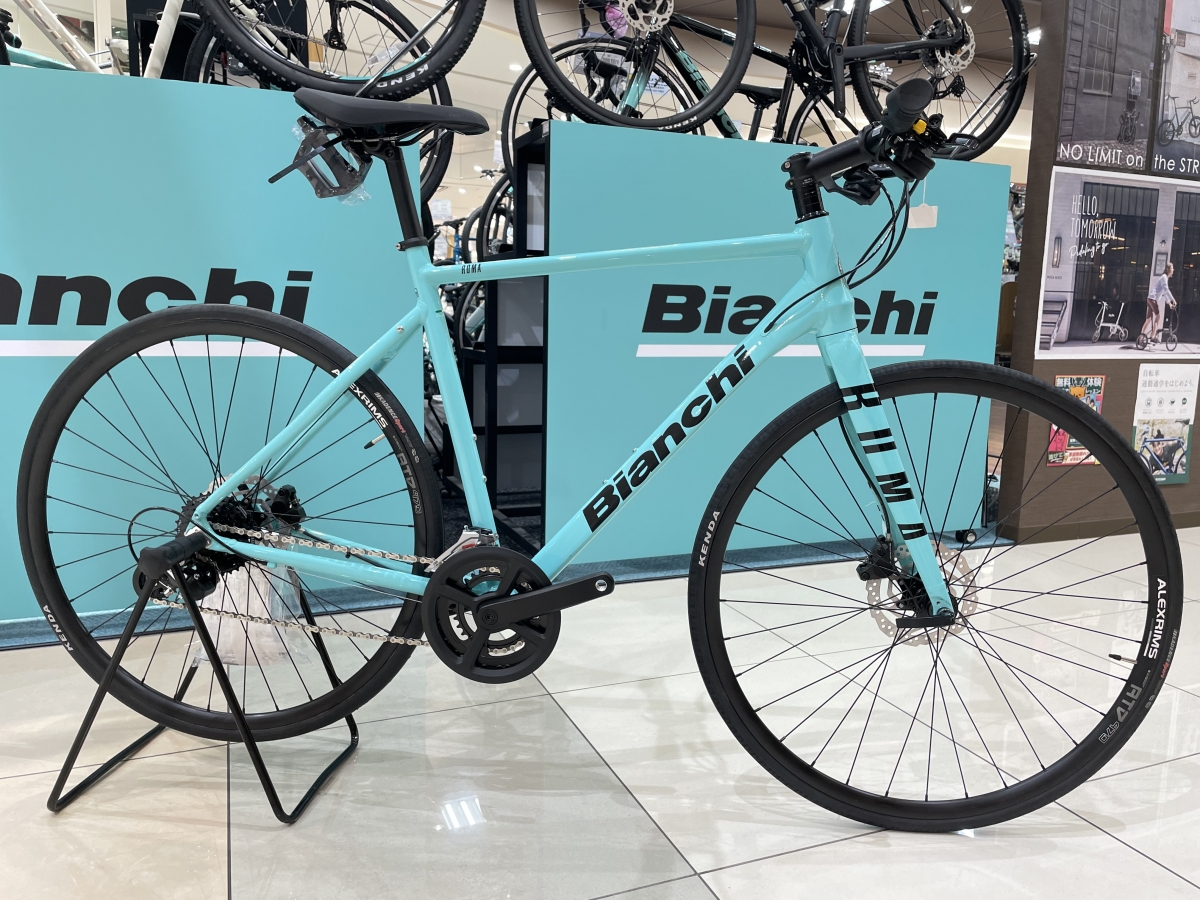 Bianchi】ロードに近いクロスバイク”ROMA3″ 大きめサイズが在庫中！ 広島で自転車をお探しならY's Road フジグラン広島店