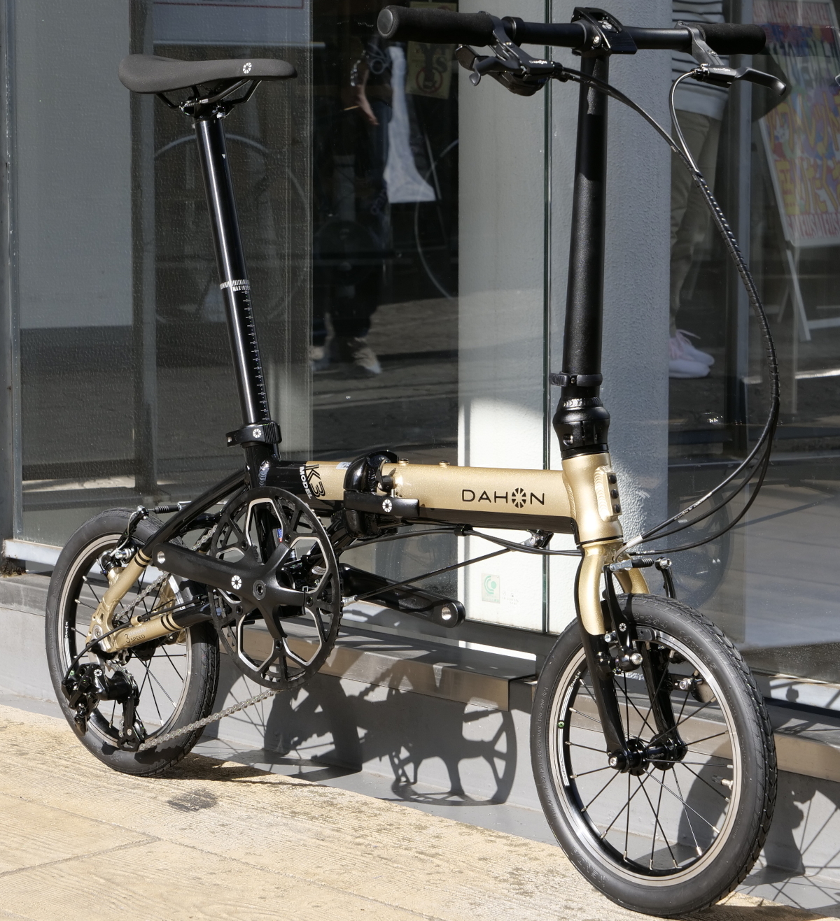 DAHON K3 2022年モデル シャンパン×ブラック 美品 ほぼ新品 - 自転車、サイクリング