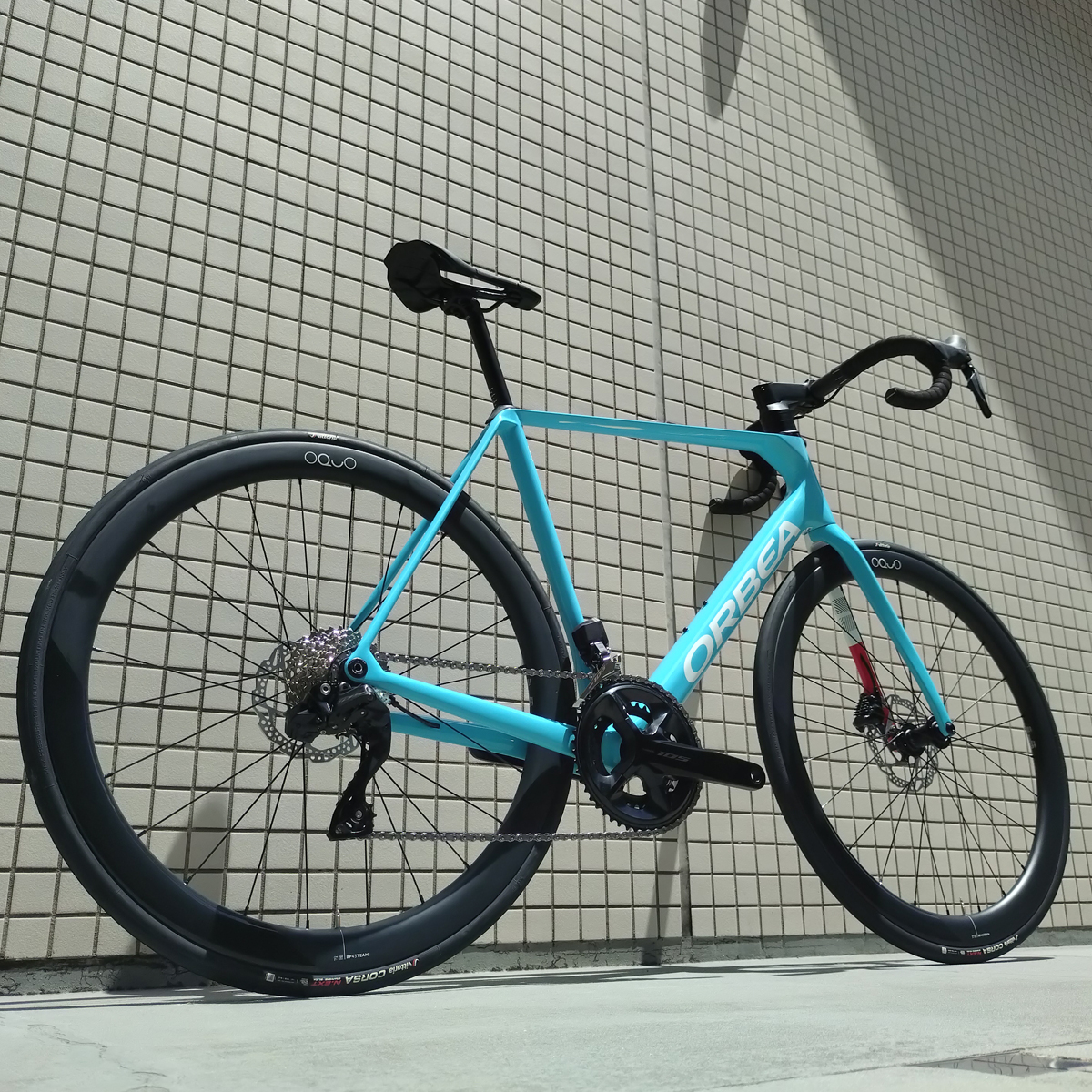 【お客様の一台】さわやかな水色にカラーオーダーしたORBEA ORCA M35i | 川崎で自転車をお探しならY's Road 川崎店