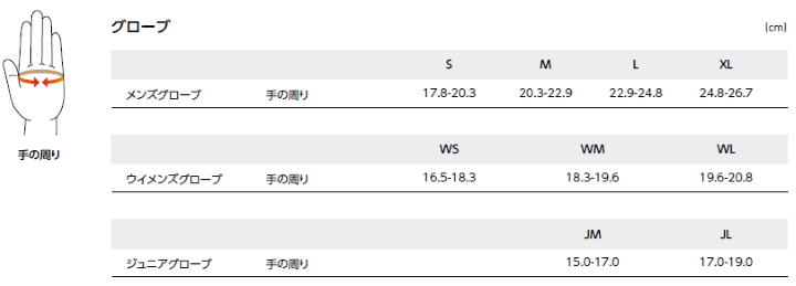 shimano_glove_size_chart