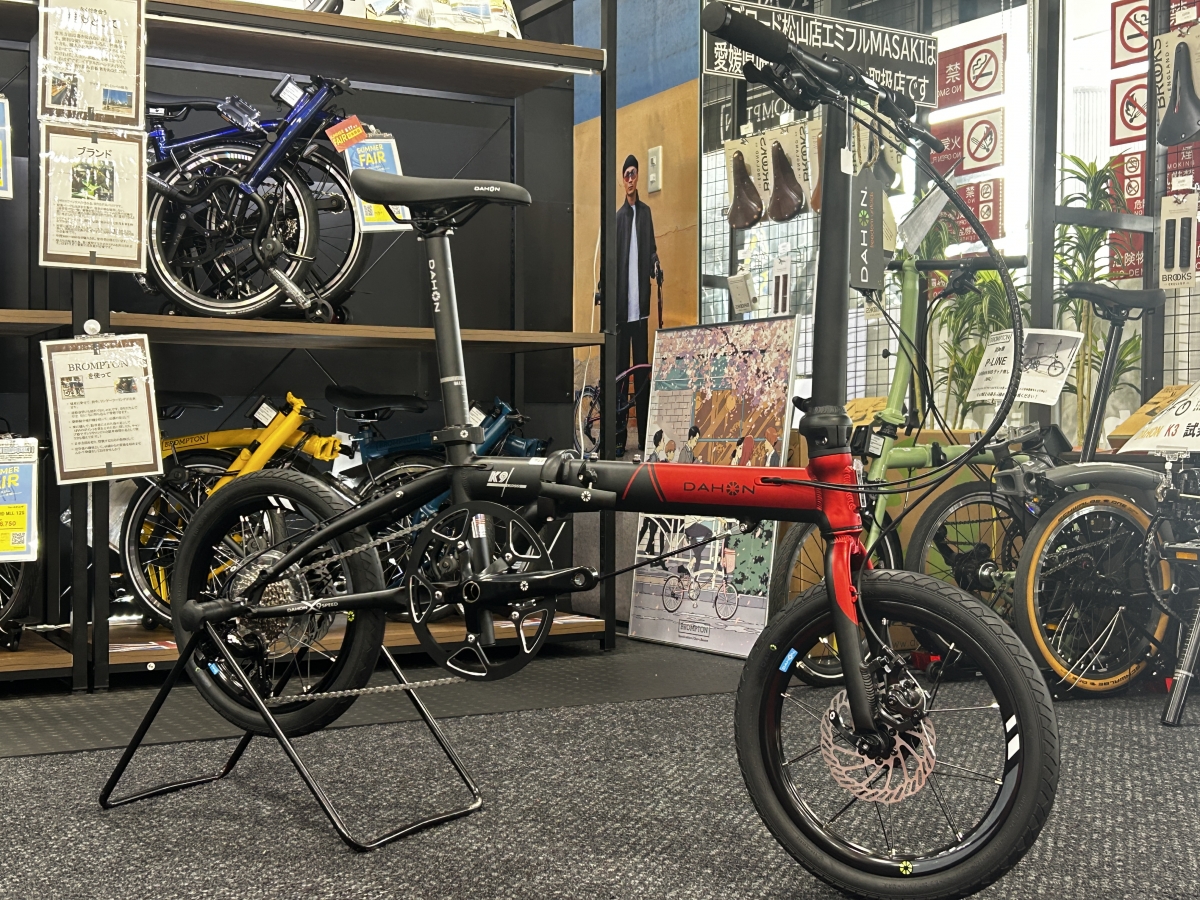 DAHON 折りたたみ自転車 レッド・ブラック 新色登場！【DAHON 】これはマジで、カッコイイ！K9X RED-BLK