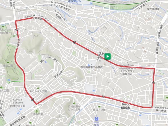 5.3km 登りと平坦(ショート版)