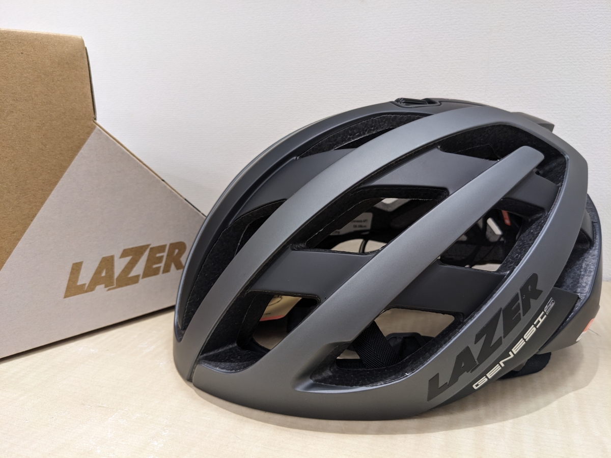 【業務用】【 新品 】LAZER Genesis AF マットストライプ ヘルメット・関連用品