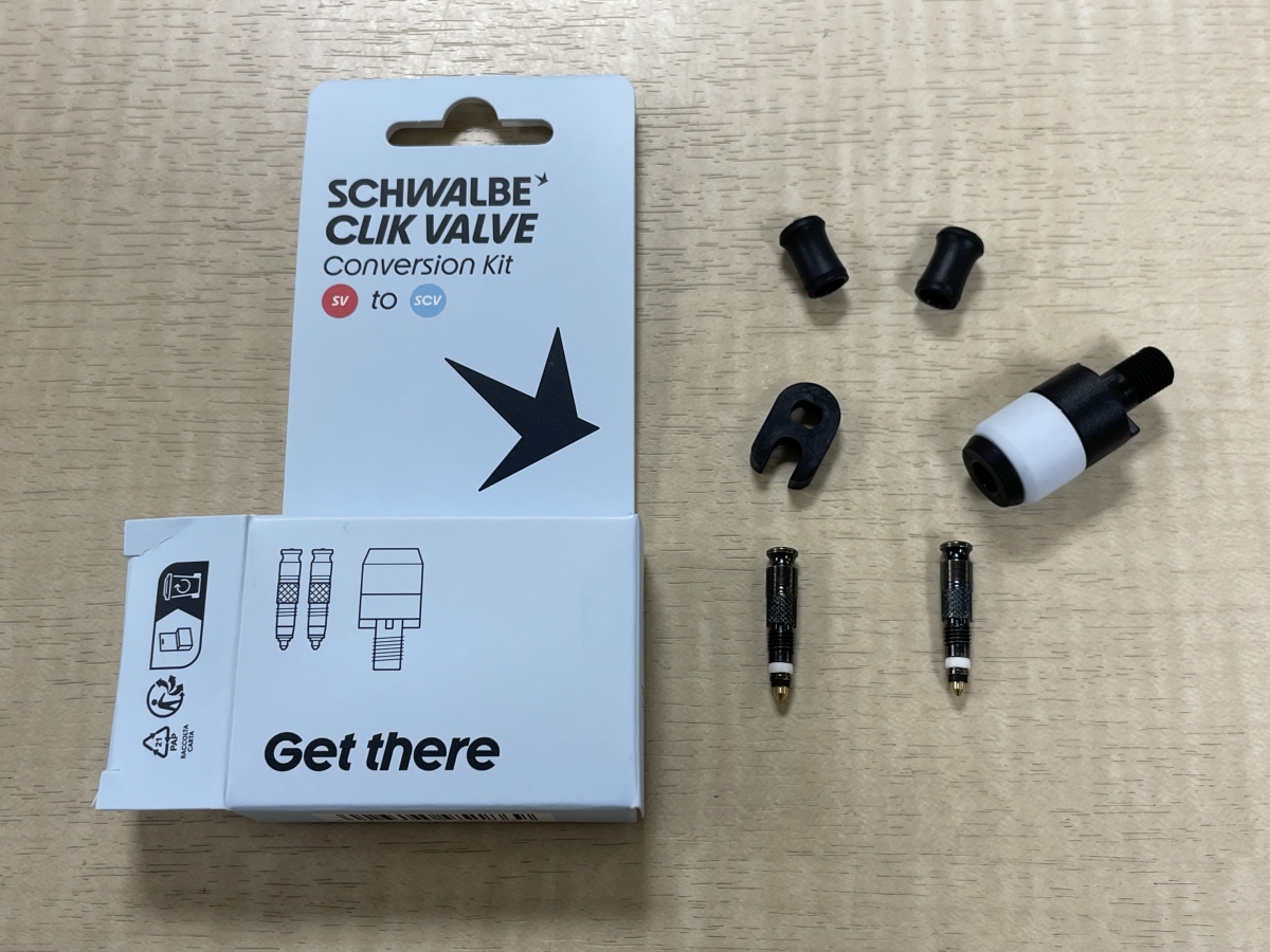 SCHEALBE CLIK VALVE 体験 お試し ワイズロード インプレ 購入 空気入れが楽 クリックバルブ