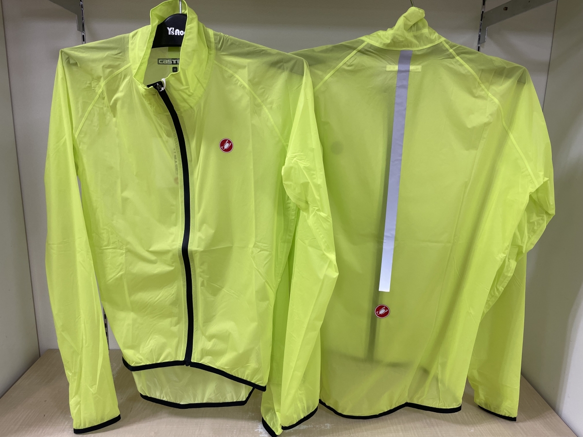 カステリ SQUADRA ER JACKET 蛍光イエロー ウインドブレーカー CASTELLI】人気爆発ブランドのウインドブレーカー！ | サイクル