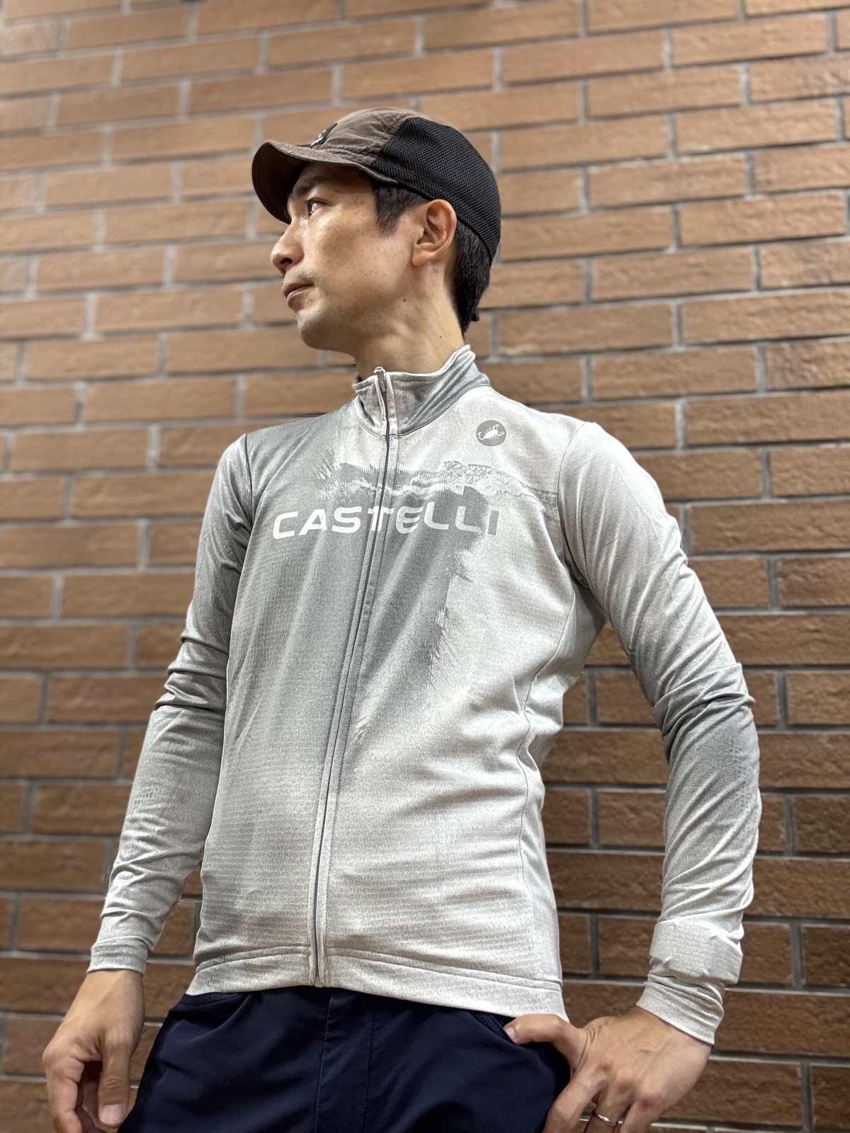 星雲 CASTELLI NEBULA THERMAL LS JERSEY 裏起毛ジャージ 15℃帯 平田クリテリウム オススメ 秋 サイクリング