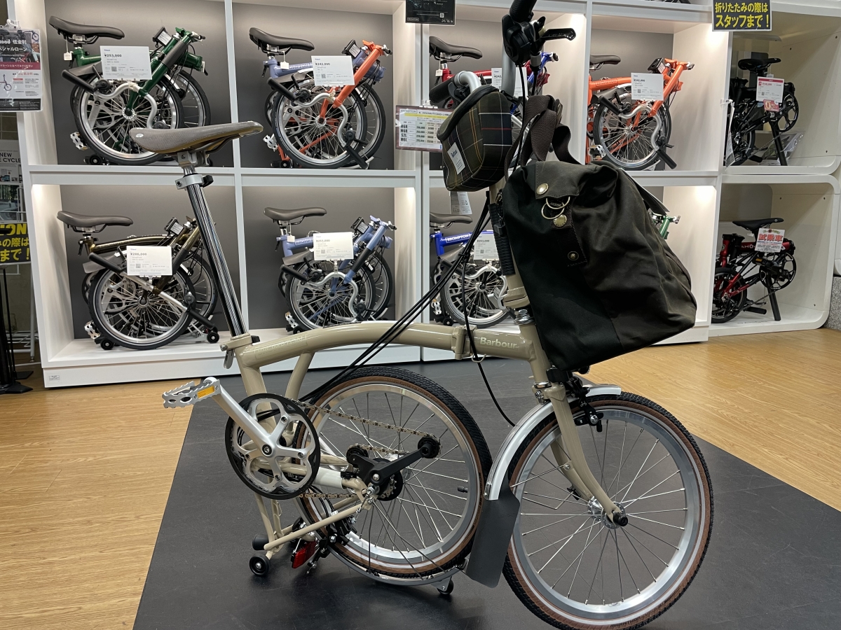 BROMPTON×Barbour】コラボ限定車体まさかの在庫車が入荷致しました