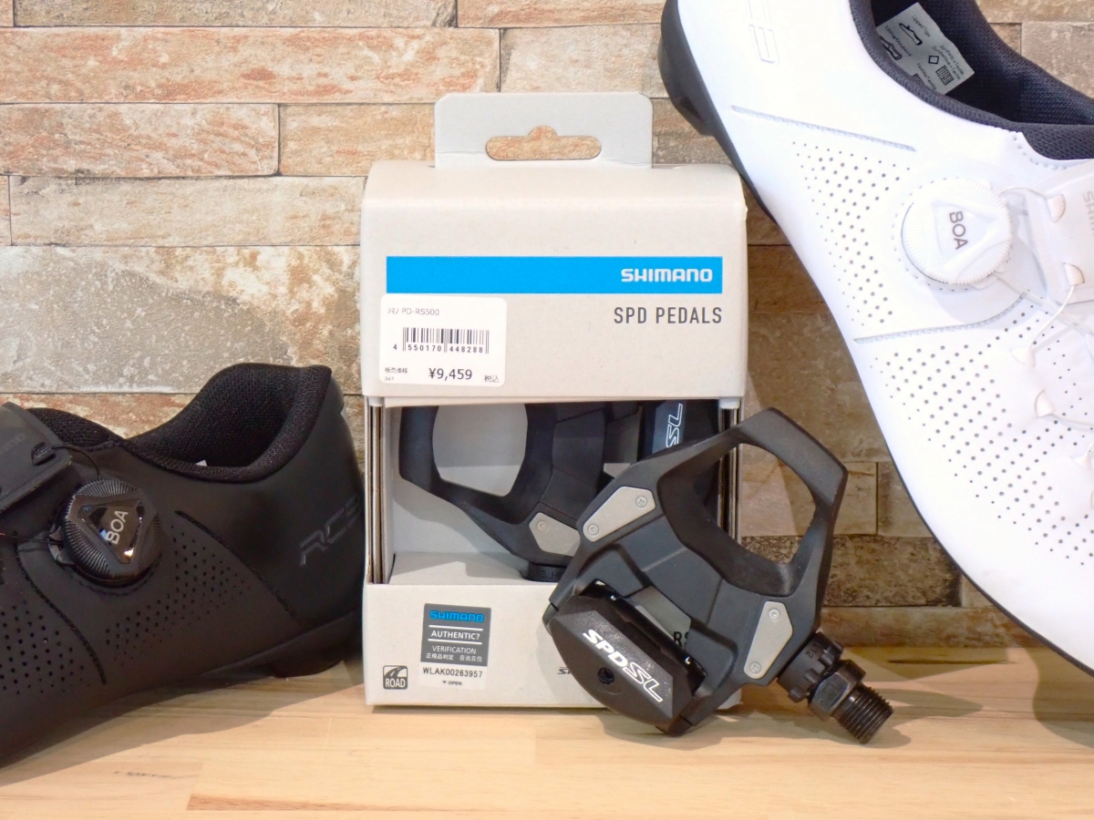 SH-RC302 PD-RS500 ビンディングペダル　ビンディングシューズ