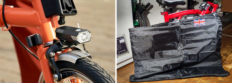 BROMPTON�w�����T �t�����g���C�g�Ɨ֍s�o�b�O