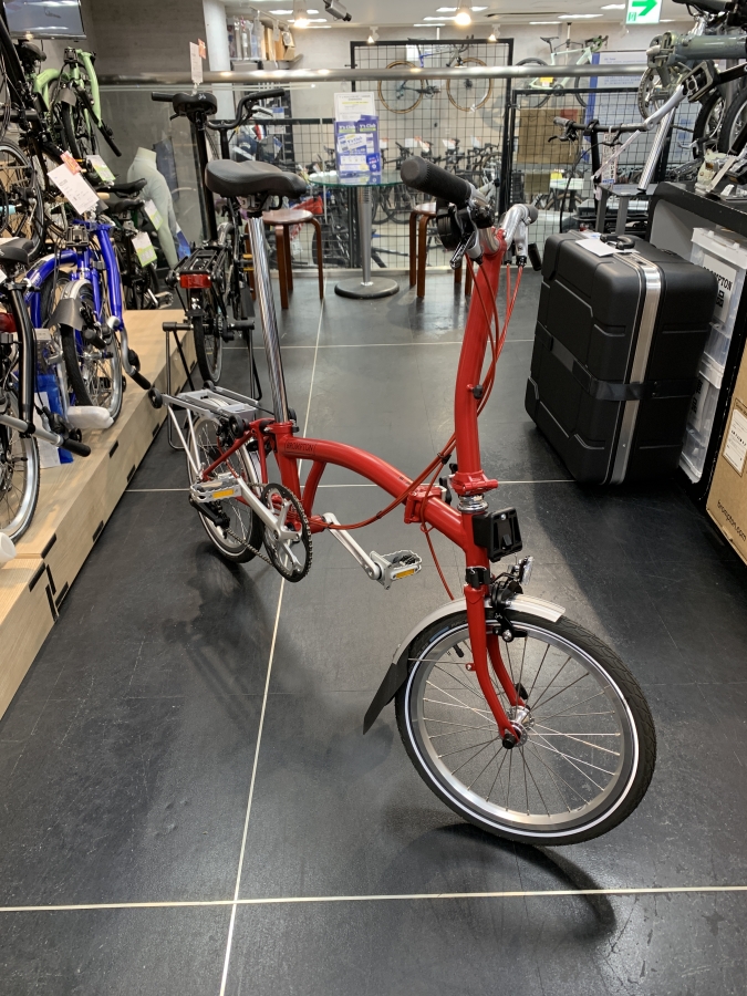 BROMPTON】お客様の一台 RED×RED×REDカスタム編 | 大阪で自転車をお 