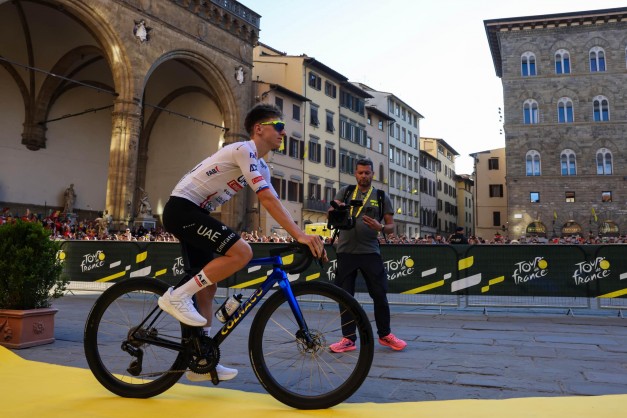 Tour de France 2024 - 111th Edition - Teams Presentation - Palazzo Vecchio - Firenze - 27/06/2024 - Tadej Pogacar (SLO - UAE Team Emirates) - photo Kei Tsuji/SprintCyclingAgency©2024