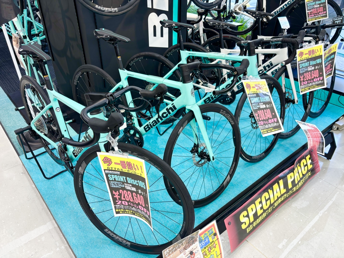 カッコ可愛く？】BIANCHI SPRINT カスタムのススメ | 大阪で
